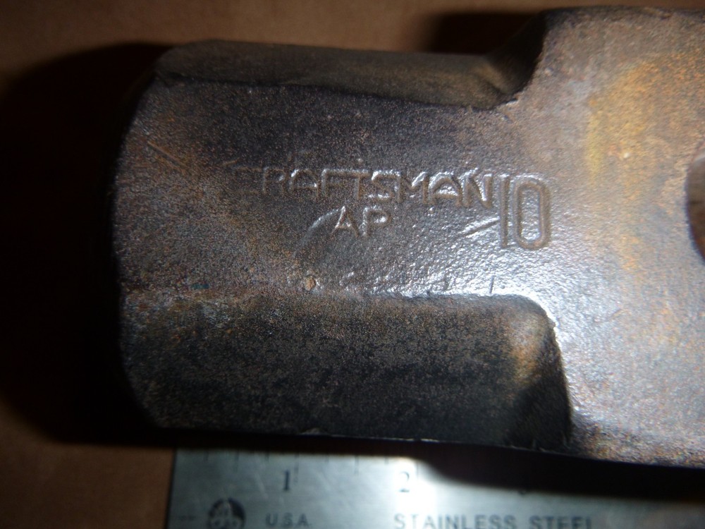 CRAFTSMAN - 10# - SLEDGE HAMMER HEAD BLACKSMITH - Very Good
