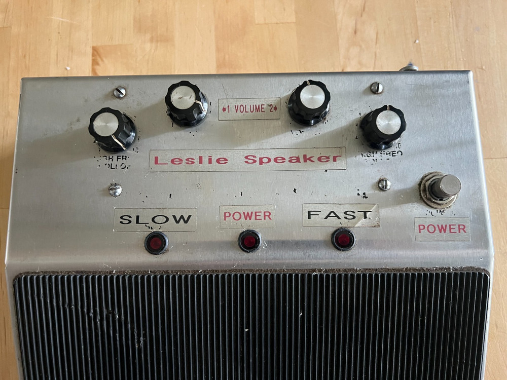 Vintage Leslie Speaker Pedal/ Untested