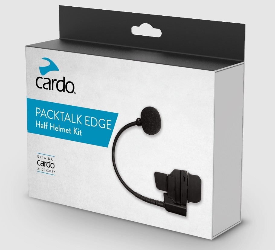 Cardo Packtalk Edge Half Helmet Kit Audio/Visual/Communication