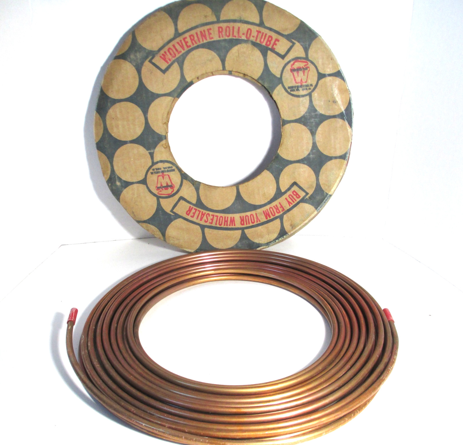 1/4" Copper Tubing 50' ACR Soft Copper NOS USA made by Wolverine Tube