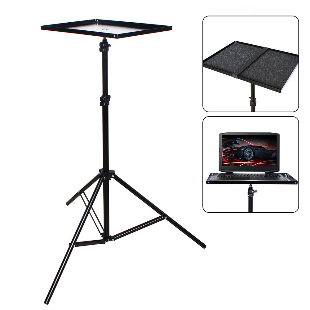 Angle &Height Adjustable 69-190cm Laptop Desk Over Sofa Bed Notebook Table Stand