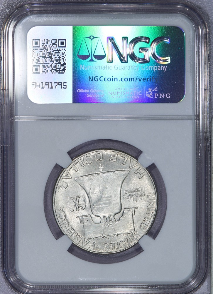 1955 Franklin Half Dollar 50c NGC MS64FBL