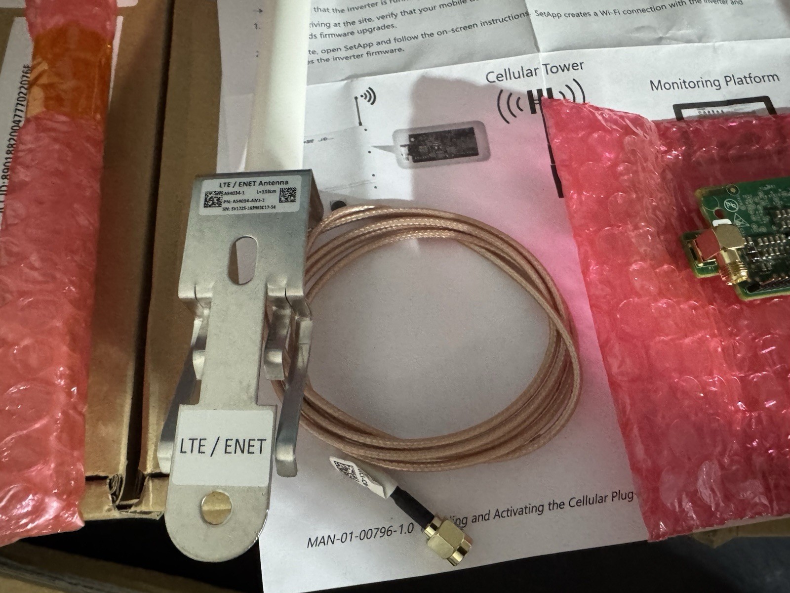 SolarEdge 5 Year Cellular Plug-In Kit