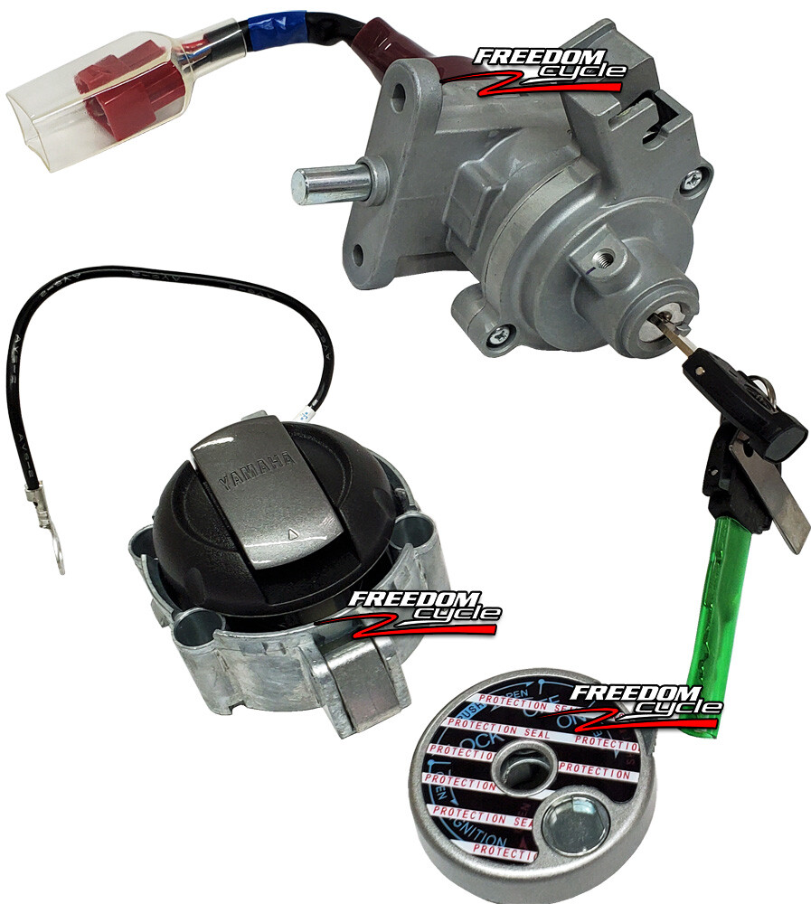 17-21 YAMAHA ZUMA 125 SCOOTER LOCK KIT IGNITION SWITCH KEY SET BG1-WH203-02-00
