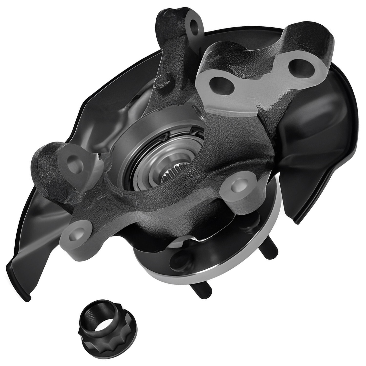 FWD Front Steering Knuckle & Wheel Hub Bearing for 2003 2004-2008 Toyota Matrix