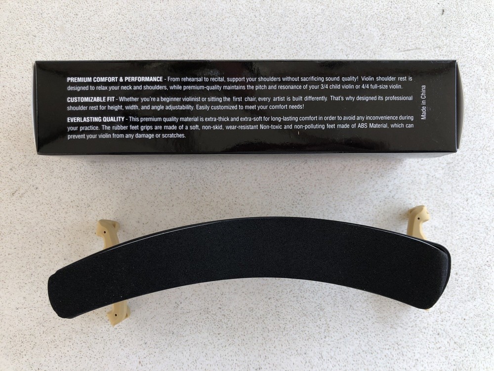 New violin shoulder rest for 4/4 3/4 violins