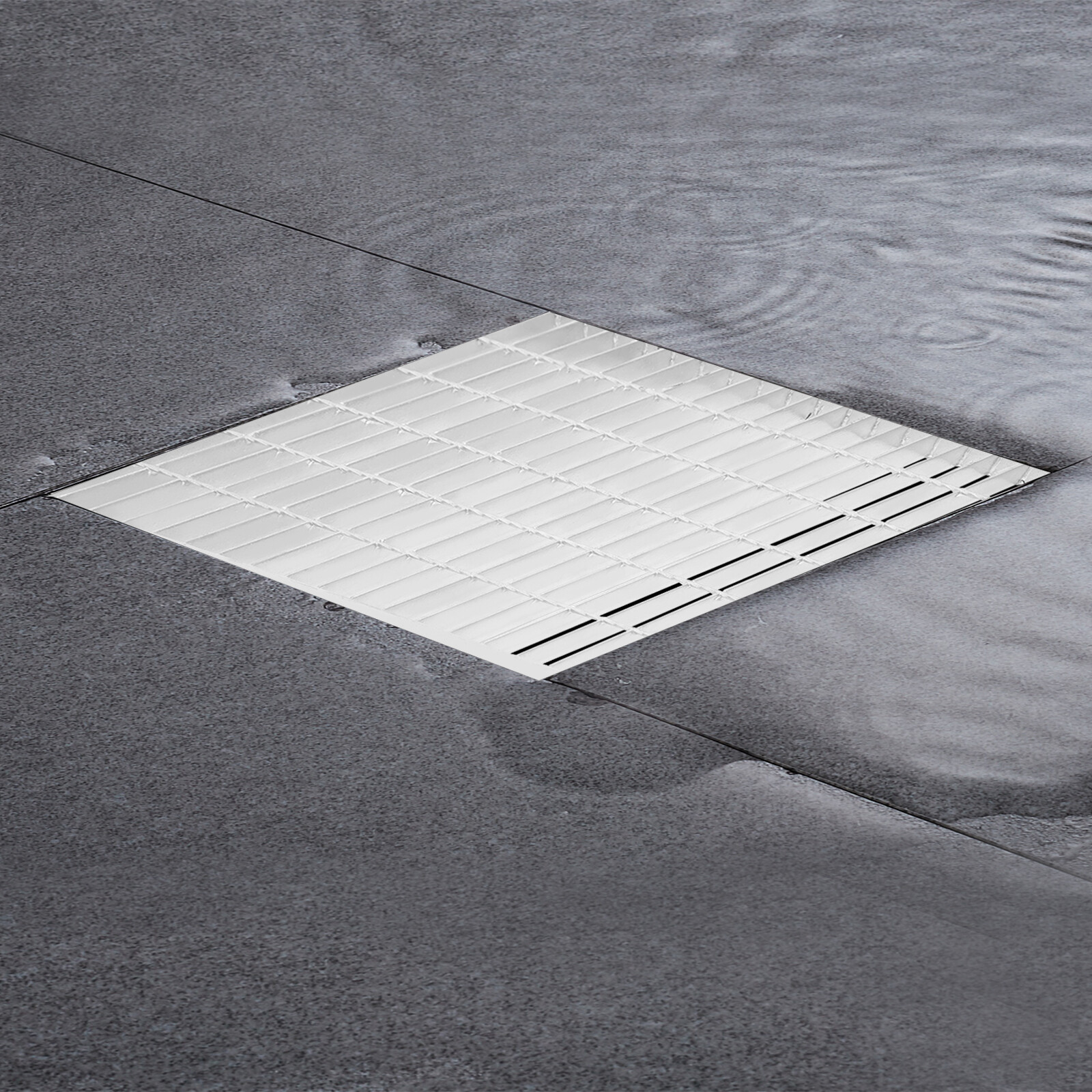 Driveway Drain Cover Steel Grate B125 Class Channel 23.6x23.6in USA