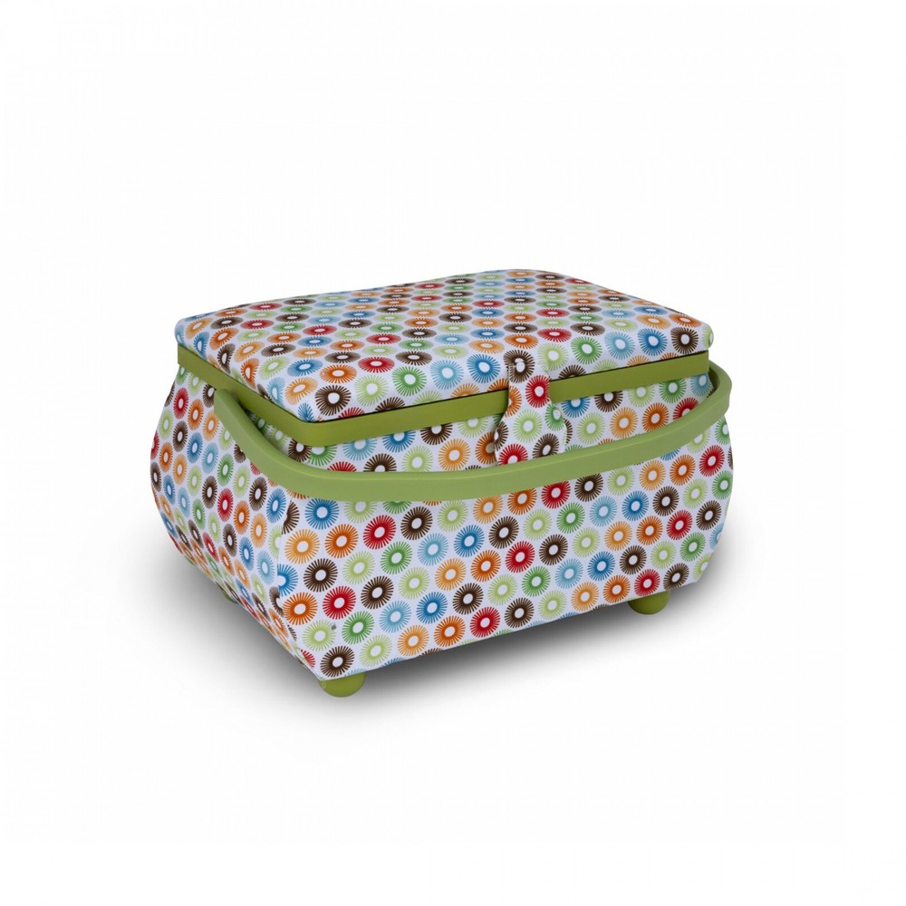 Dritz Large Curved Rectangular Sewing Basket