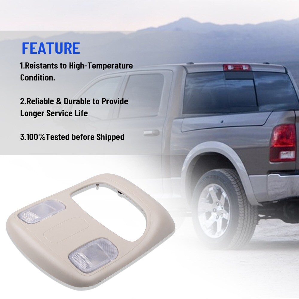 1DK78BD1AA Overhead Console Cover For Dodge Ram 1500 2500 3500 2002-2010
