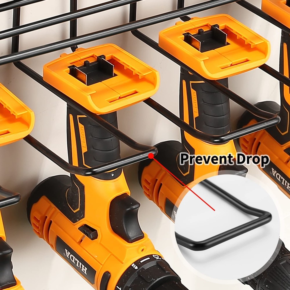 Power Tool Organizer for Tool Storage,Drill Holer Wall Mount,Storage Rack for...