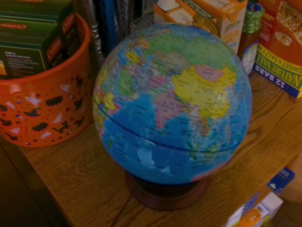 Replogle Globe - Light Up World Star Constellations 12" Diameter Metal Base
