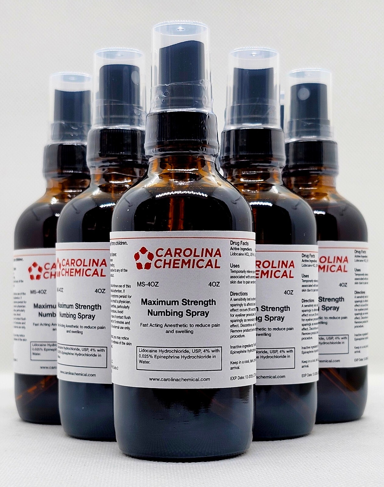 6PK Lidocaine  maximum strength numbing spray(like Vasocaine)