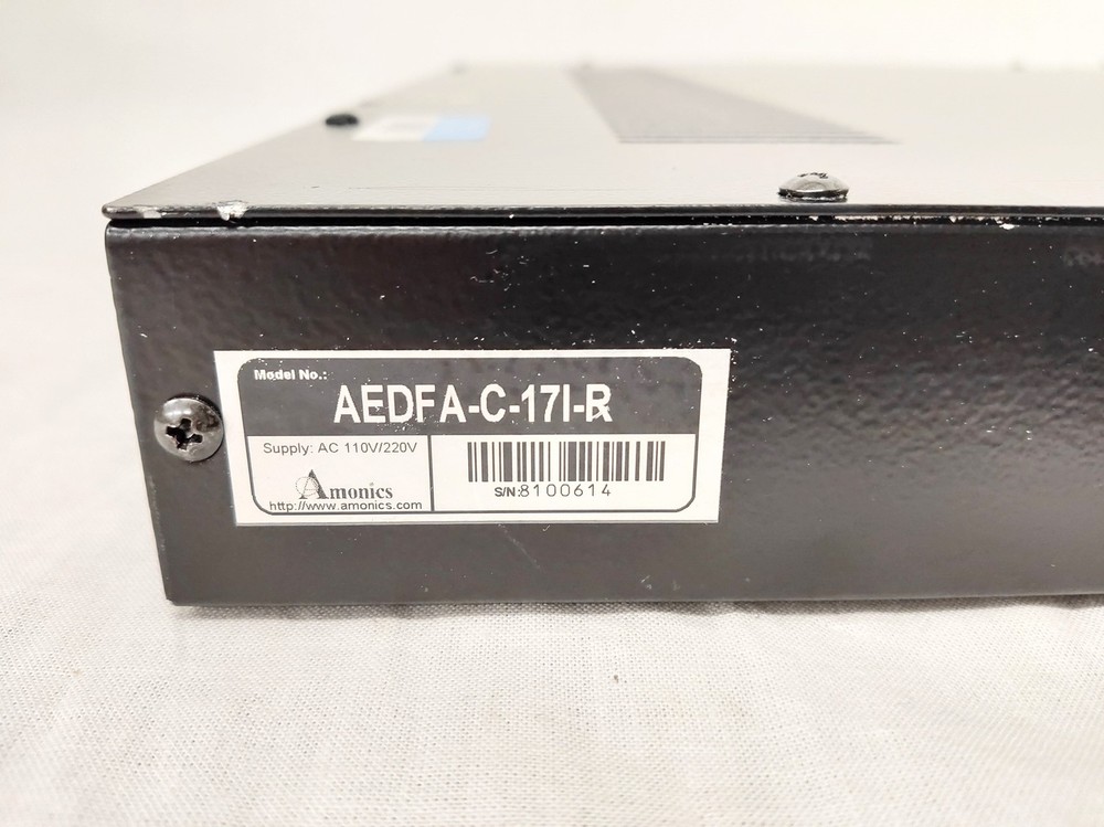 Amonics AEDFA-C-17I-R EDFA Optical Amplifier WORKING