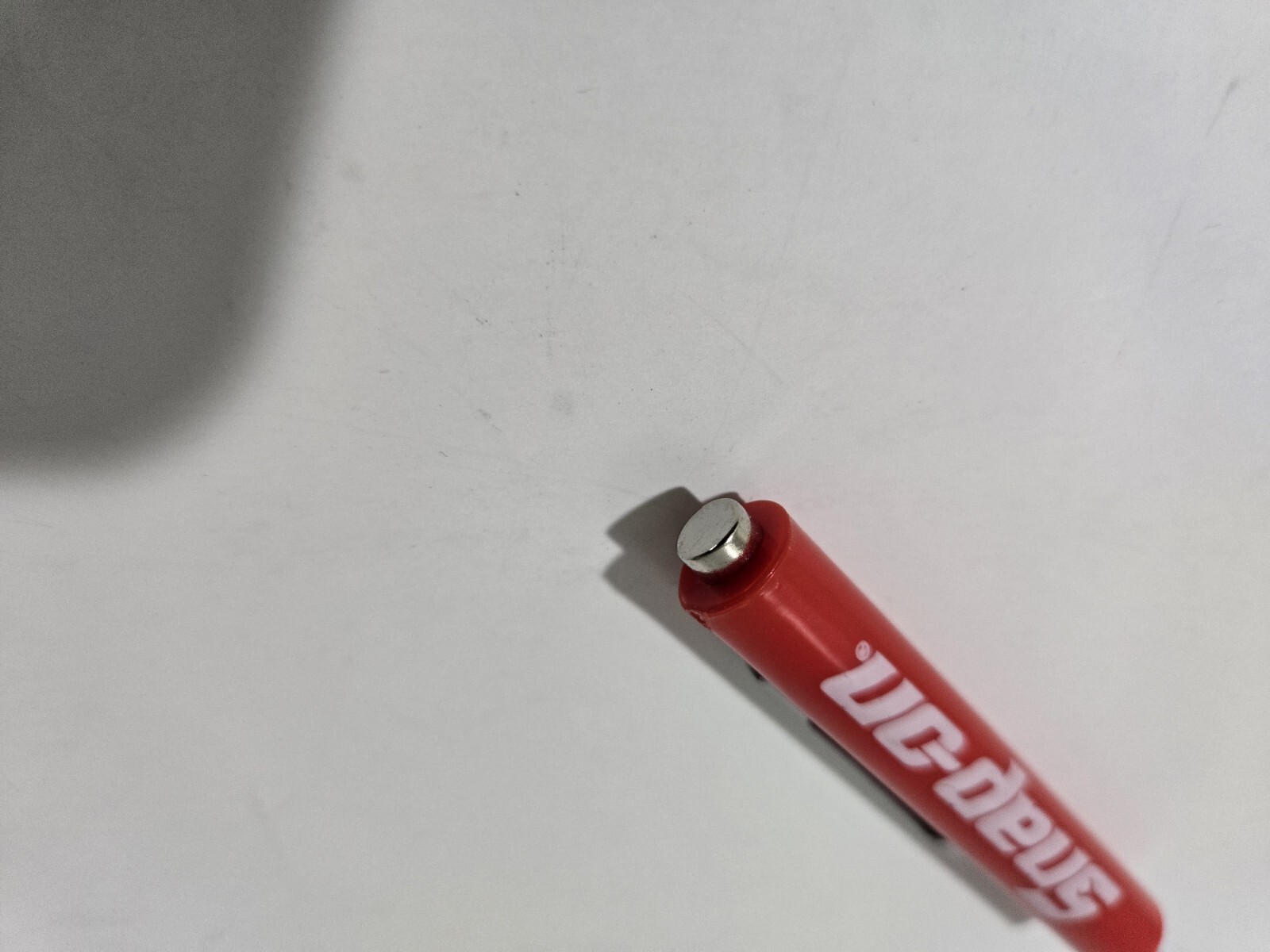 2PK SNAP ON TOOL BOX LOGO EMBLEM Chrome Plastic Badge Decal 8"+ 3 Red Drivers !!