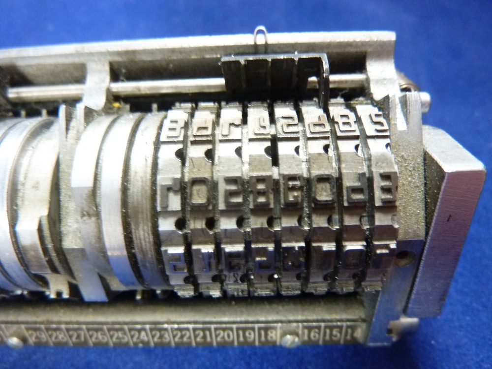 12 Digit Check Numbering Machine Atlantic Force Brooklyn Letterpress Rotary
