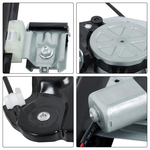 748-975 Front Right Passenger Side Power Window Regulator with Motor Without
