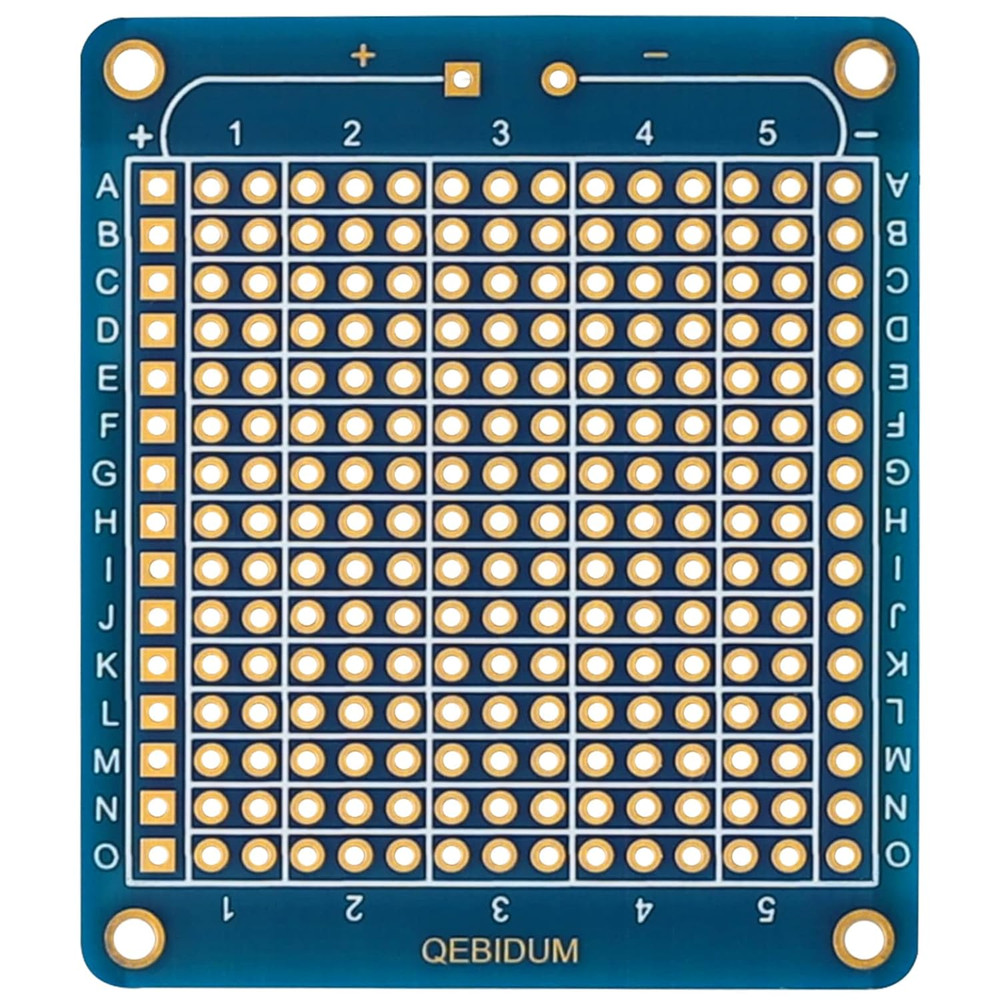 6 Pack Mini Solderable Protoboard DIY PCB Arduino Projects Gold Pads