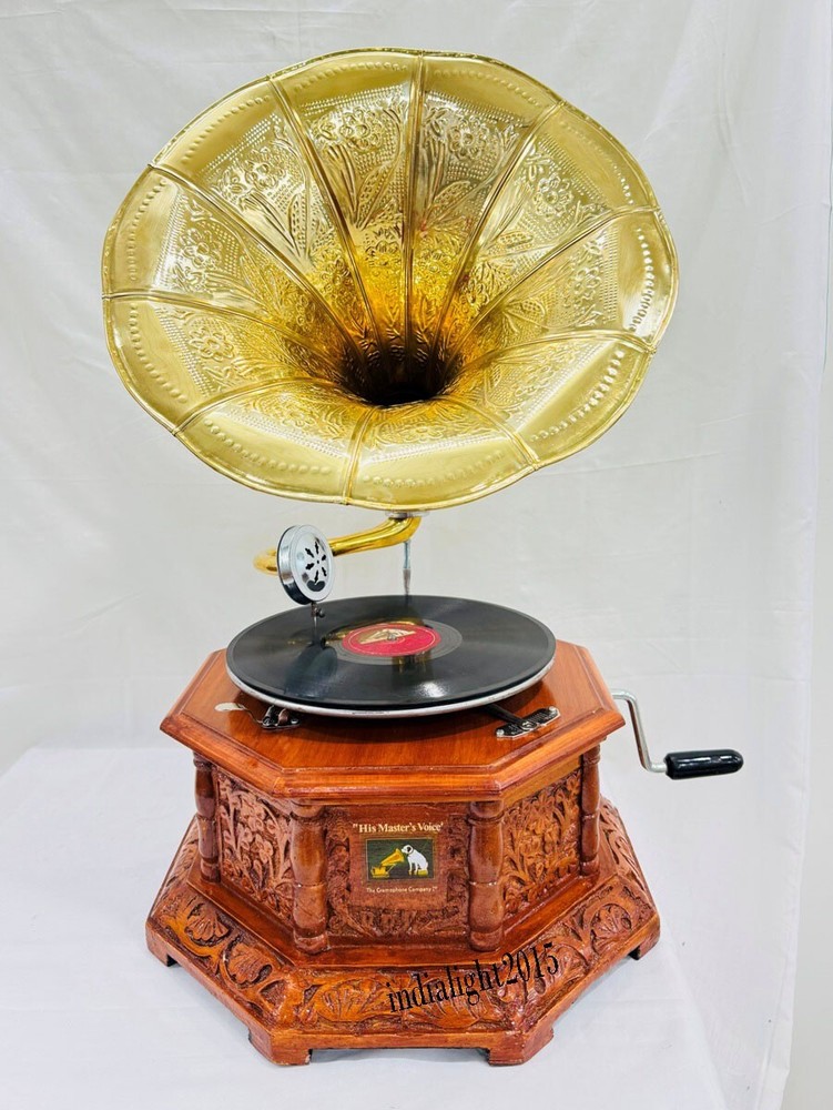 HMV Vinyl Recorder Working Gramophone Player