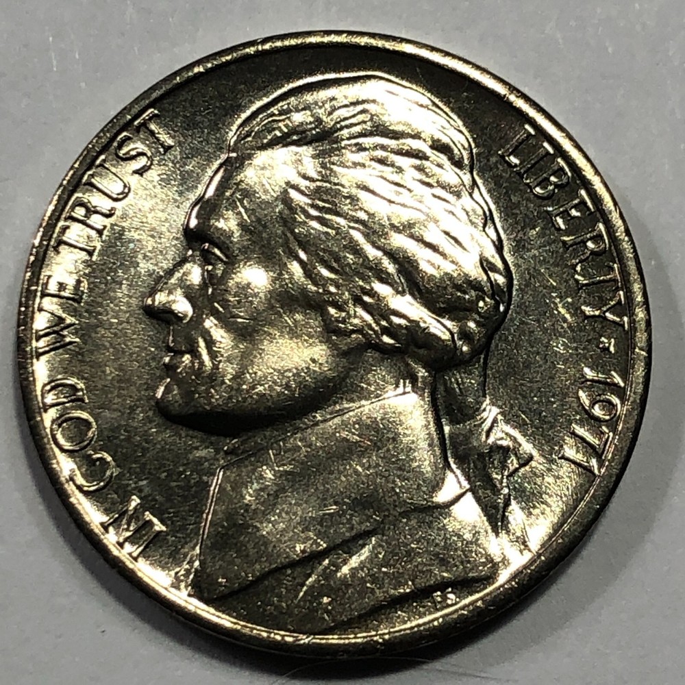 1971-P  Jefferson 5 cent