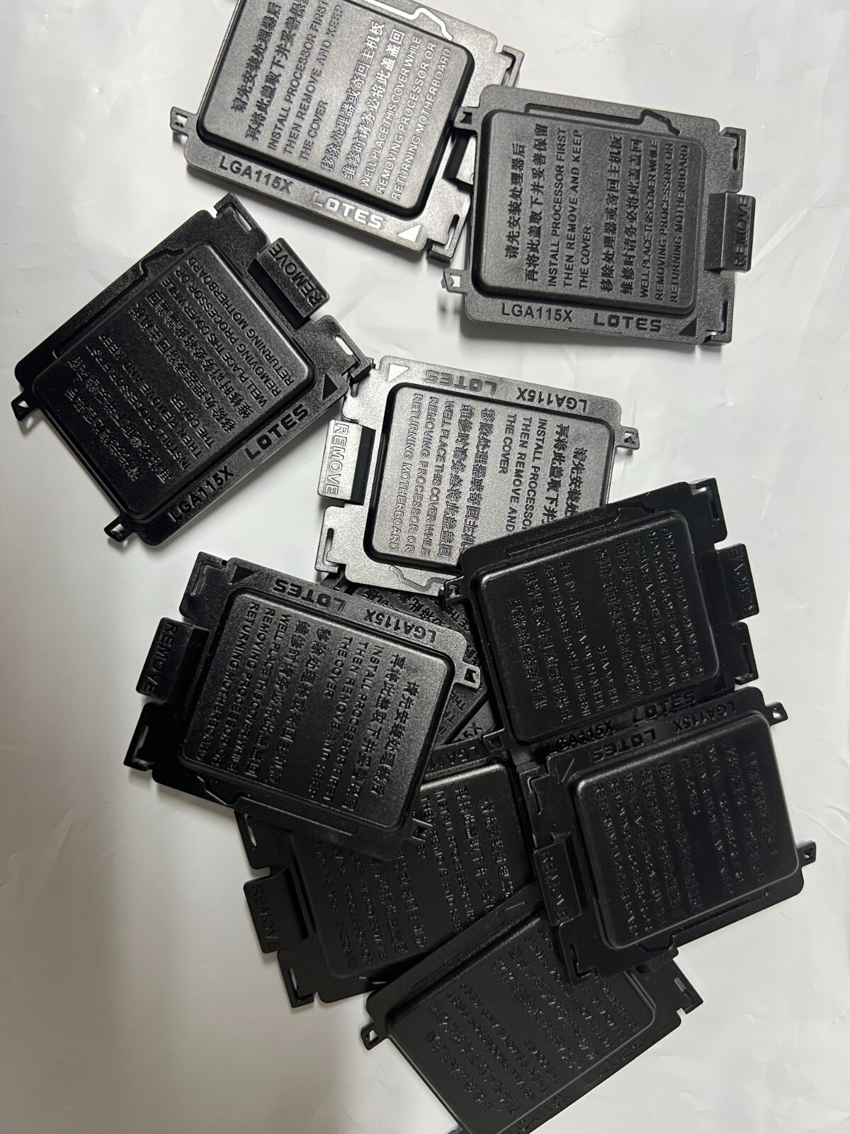 10 X Intel LGA 1150 1155 1156 CPU Socket Protector Cover LGA115X LOTES