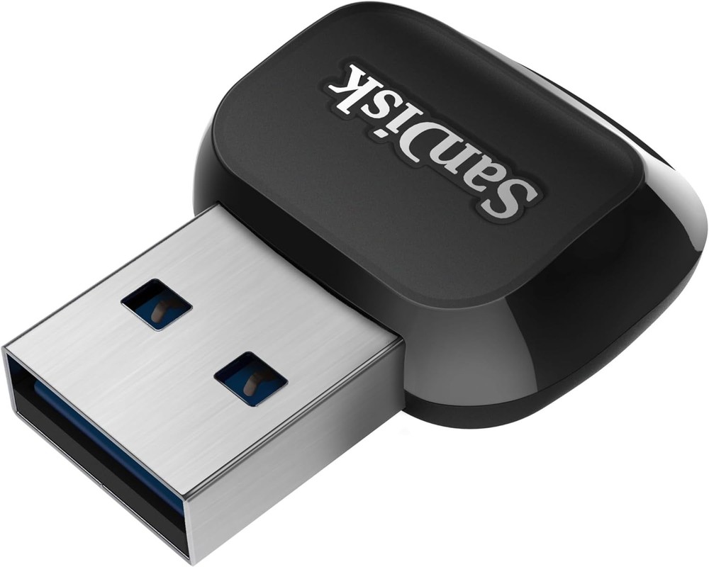 SanDisk QuickFlow microSD micro SDXC UHS-I Card USB-A Reader SDDR-B731-GN6NN
