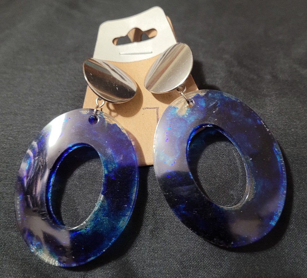 Handmade Epoxy Pierced Earrings