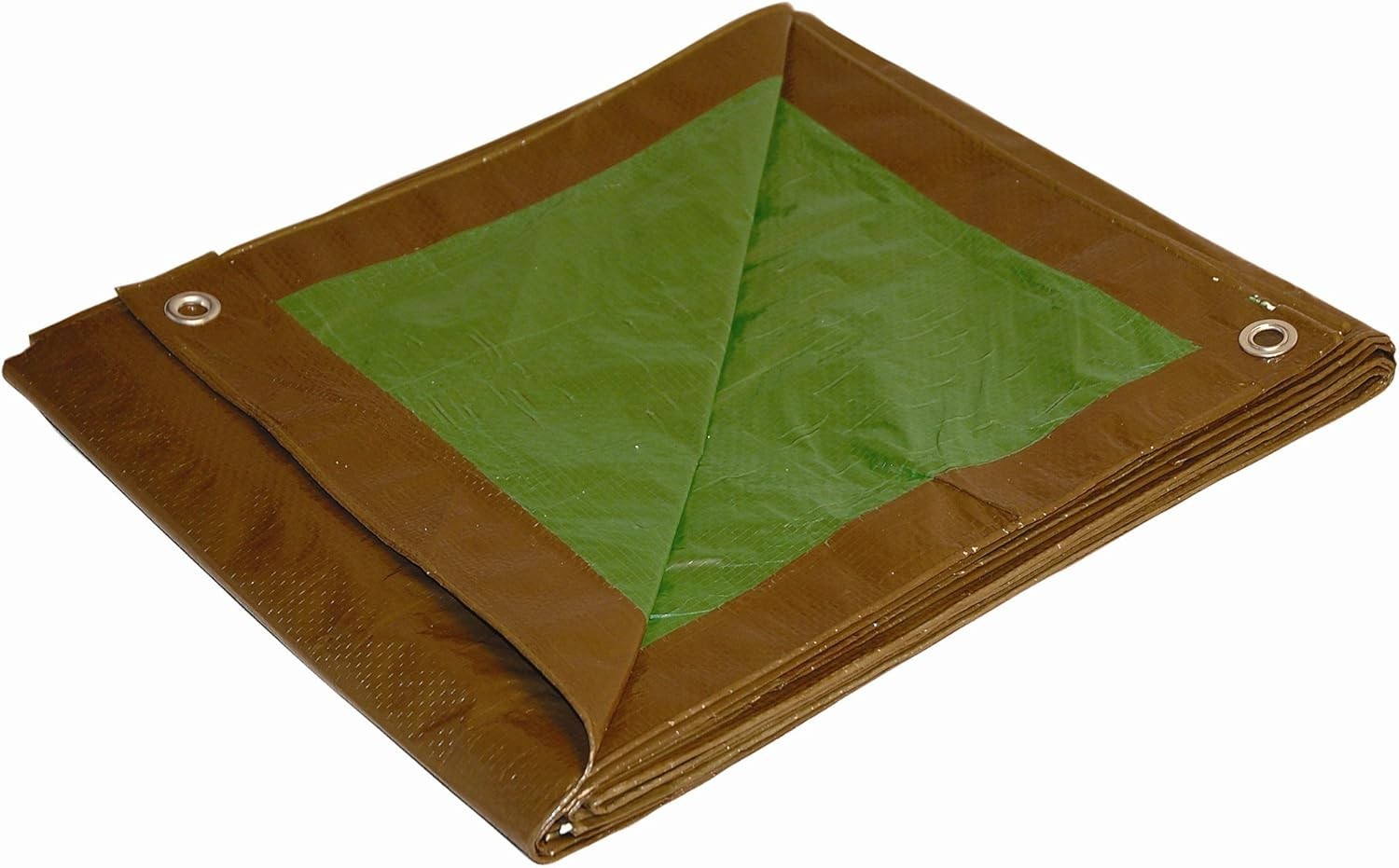 High-Quality 5x7 Feet Medium Duty Tarp - Brown/Green for Outdoor Adventures