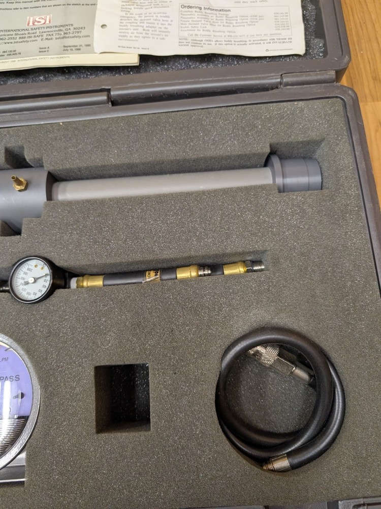 ISI NFPA SCBA Test Kit – Flow & Pressure Testing Equipment