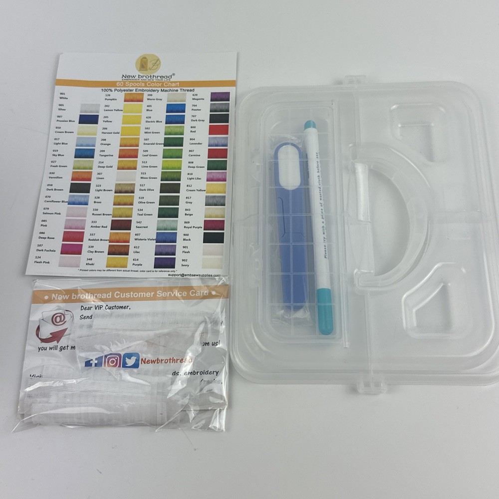 New Brothread Embroidery Thread 60 Spools New