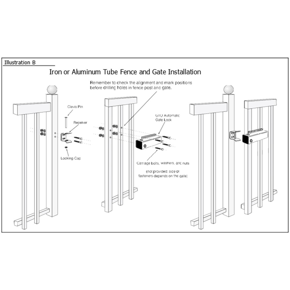Automatic Electric Gate Lock for Swing Gate Opener Gate Operator System Device