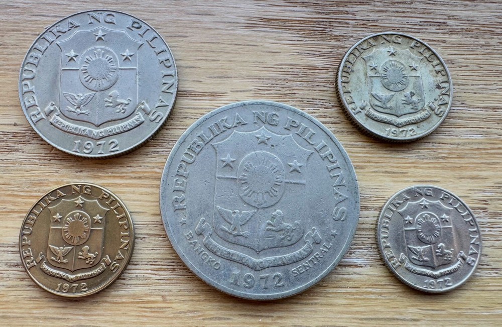 Philippines Republic 1972 Coin Set