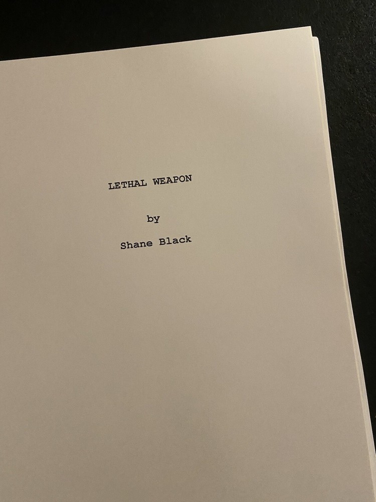 Warner Bros.™ THE LETHAL WEAPON LEGACY Rare Script SCREENPLAY SET Collection