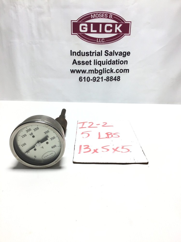 TPF Bimetallic Dial Thermometer