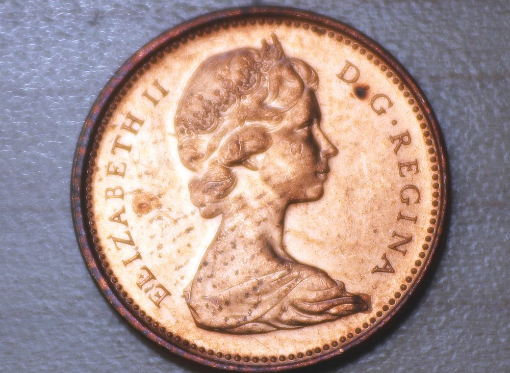 1965 Canada 1 Cent Unc.