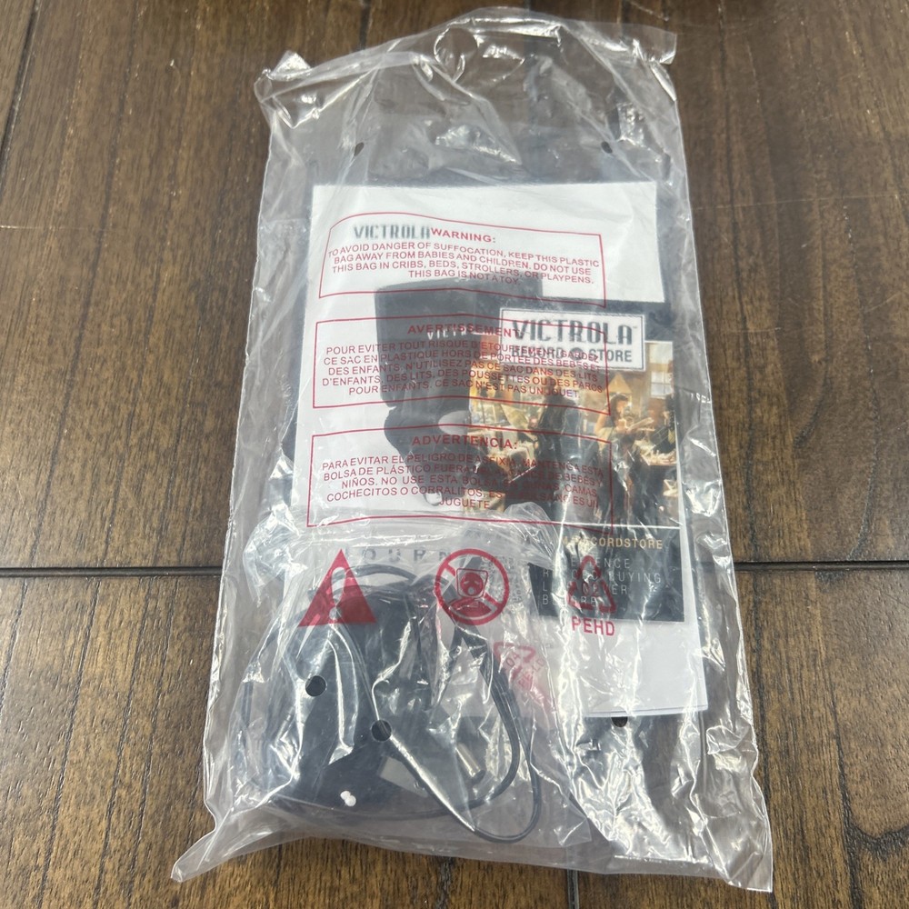 Victrola Journey+ Bluetooth Record Player Suitcase Gray Open Box Tested Working