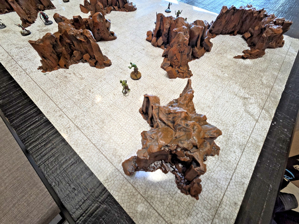 Huge Caverns Scatter Set FULLY PAINTED D&D Pathfinder Warhammer 40K