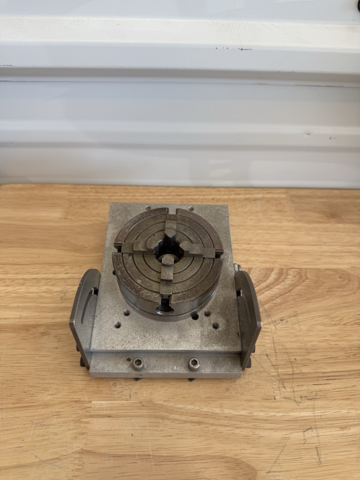 Sherline 3750 Tilting Angle Table Sine Plate for Milling Vise With 4 Jaw Chuck