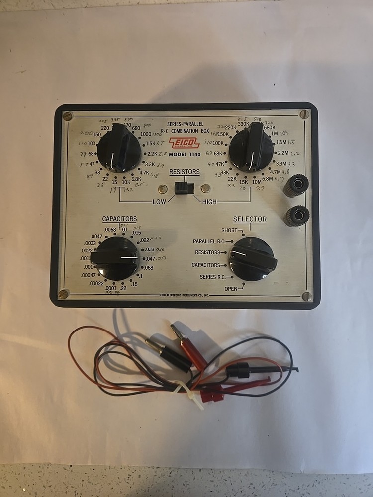 Vintage EICO 1140 Series Parallel R-C Combination Box