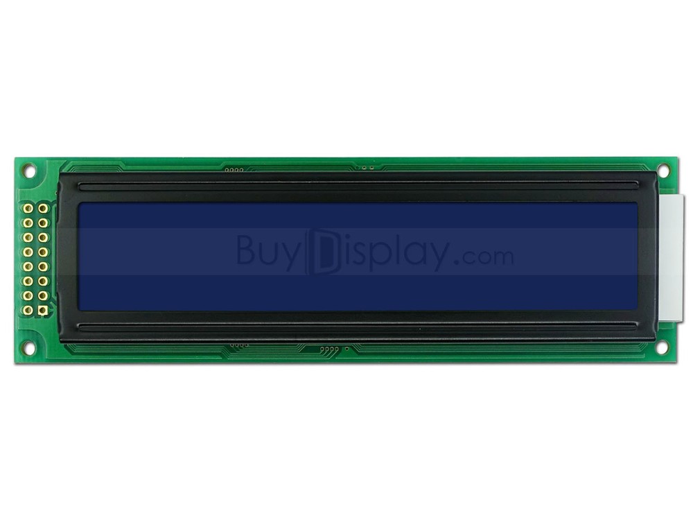 3.3V Blue 24x2 Character LCD Display Module w/Tutorial,HD44780 Controller,Bezel
