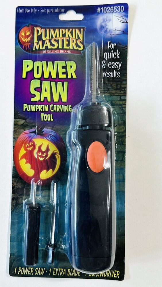 Pumpkin Master Halloweel Power Saw Tool Quick Easy Carving Jack O’ Lantern NIP