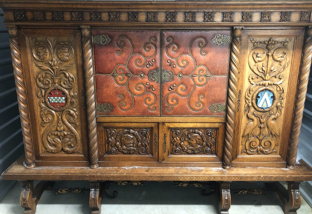 Spanish,Portuguese Cabinet Buffet Sideboard