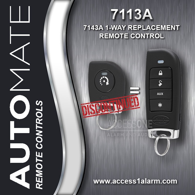DISCONTINUED Automate 7113A 1-Way Remote Control EZSDEI7113 Replacement 7143A