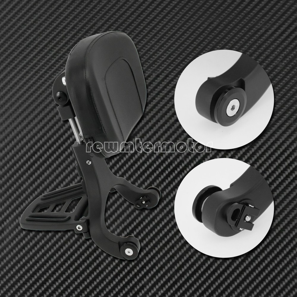Adjustable Driver & Passenger Backrest Mounting Kit Fit for Harley Touring 14-20