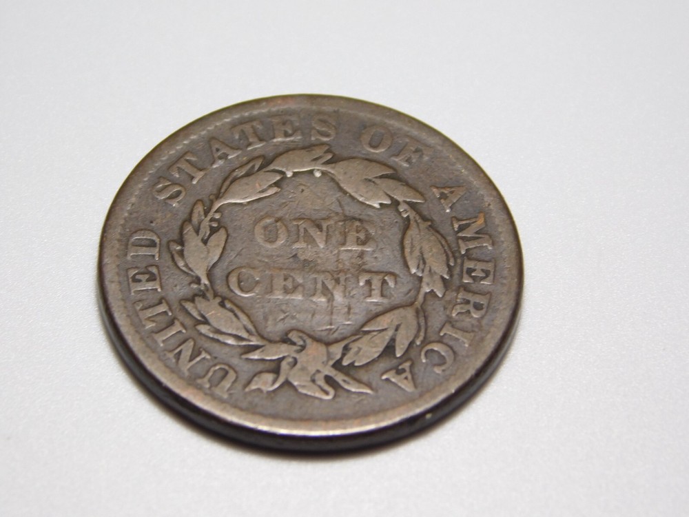 US COINS 1836 CORONET HEAD LARGE CENT