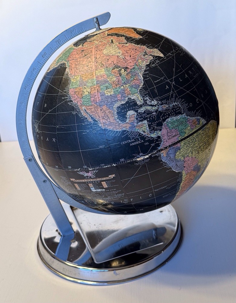 Vtg 1960’s Replogle 12" Starlight Globe