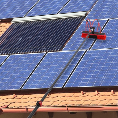 Water Fed Cleaning Brush Tool Window Cleaning & Solar Panel Cleaning