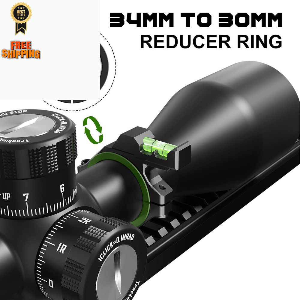 DISCOVERYOPT Multi-Compatible Scope Bubble Levels | Fits ‎black Green