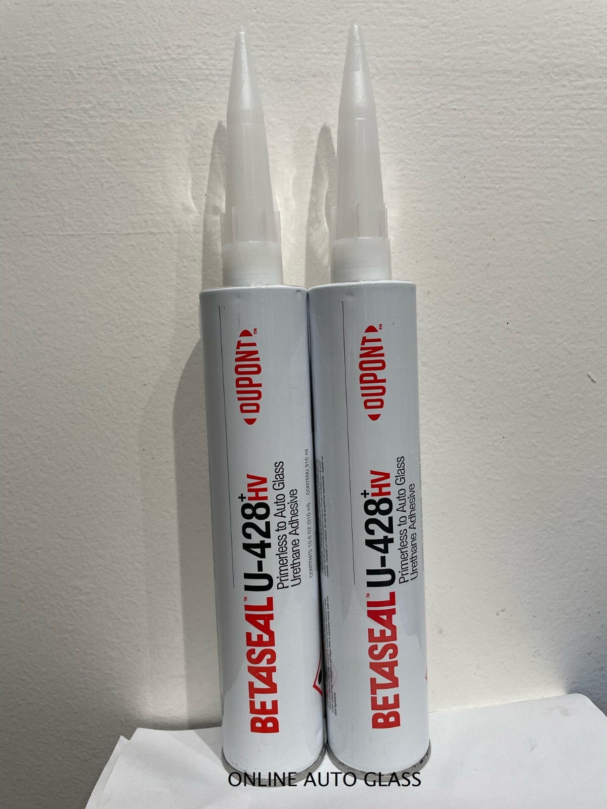 2 X DOW U-428+ Auto Glass Windshield Urethane Primerless Adhesive Glue Sealant