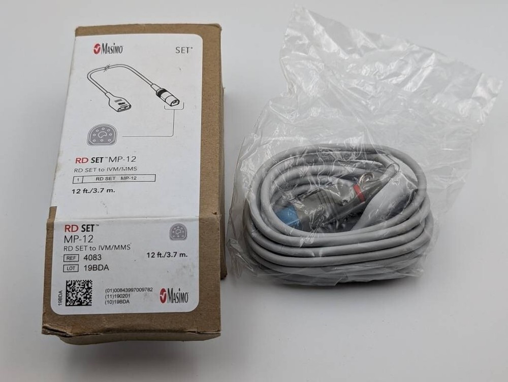Masimo 4083 RD Set MP 12 Philips to RD Sensor (NEW)