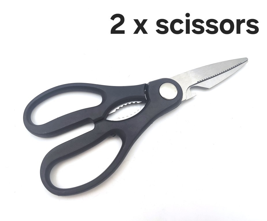 2 x Kitchen scissors (Two Pairs)